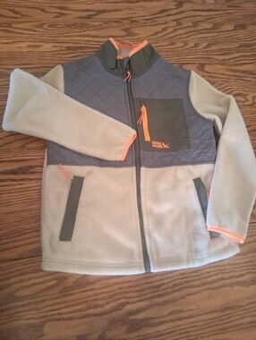 NWT Boys Eddie Bauer Jacket, full Zipper, Sz M 7/8
